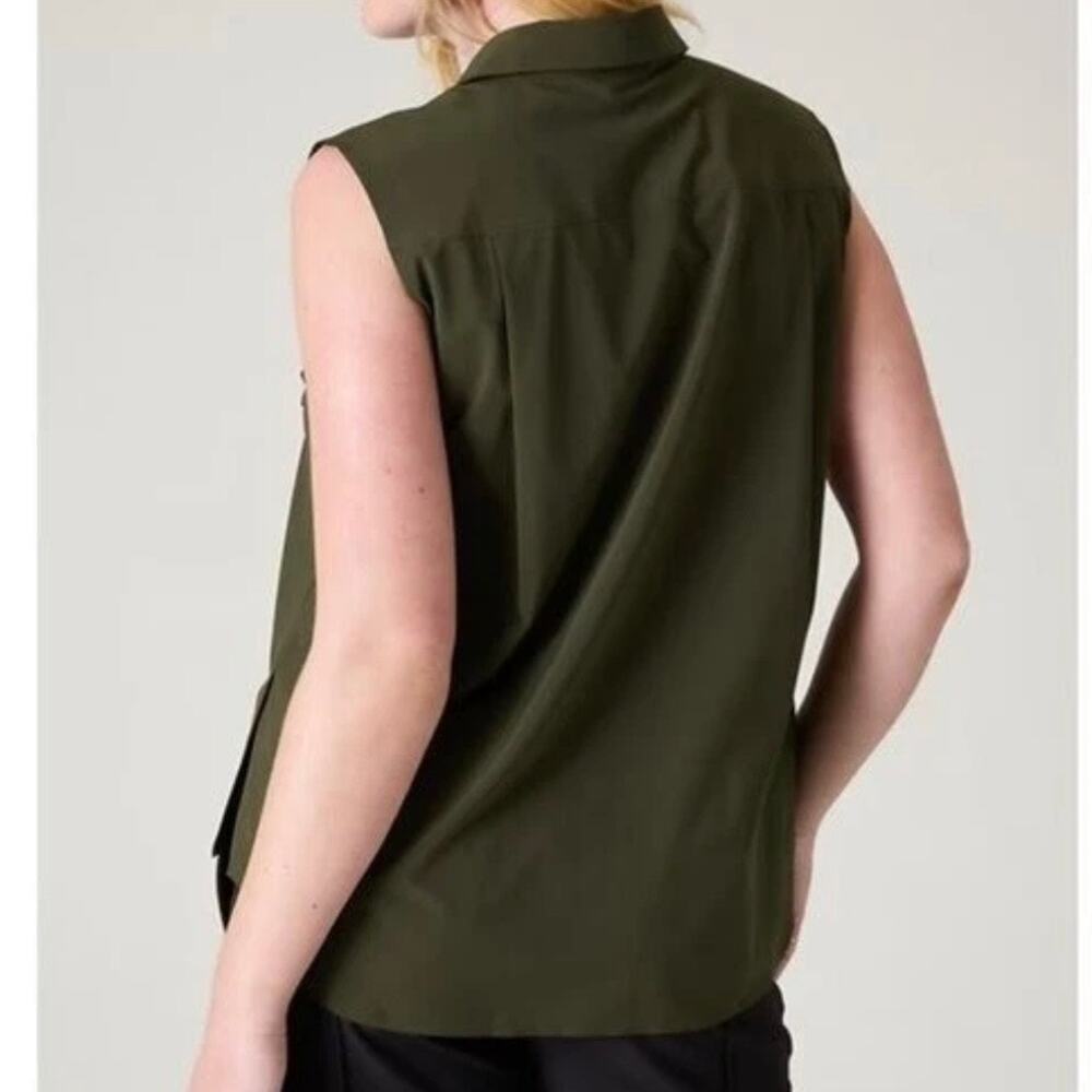 NWT Athleta Olive Green Everlasting Tank Top Size Womens 3X - Picture 2 of 7
